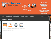 Tablet Screenshot of heatingandcoolingservice.com